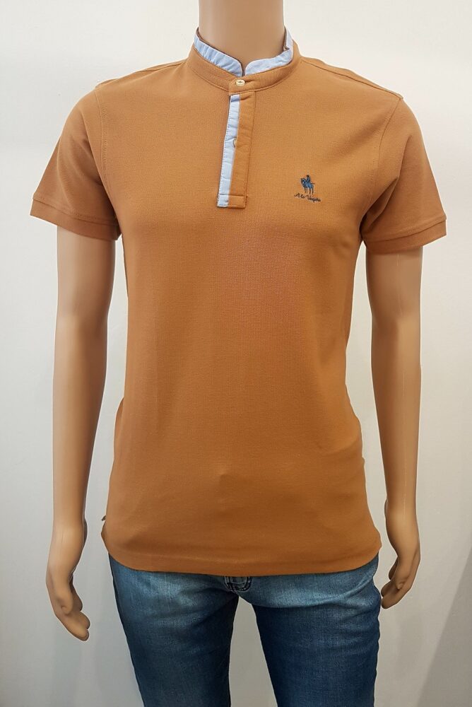 Polo CRO cuello mao ocre