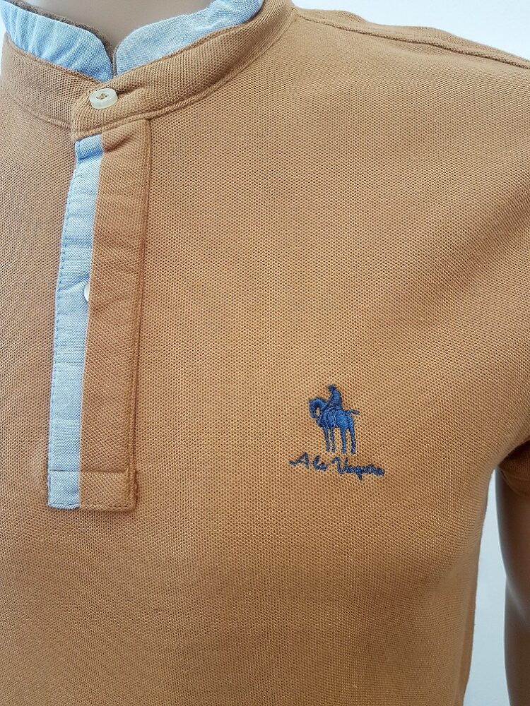 Polo CRO cuello mao ocre
