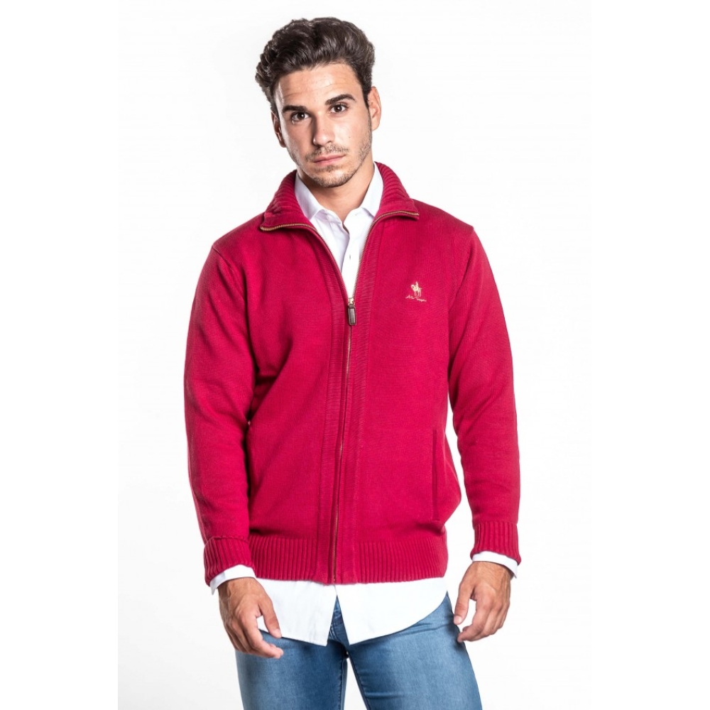 CHAQUETA PUNTO GORDO CRO